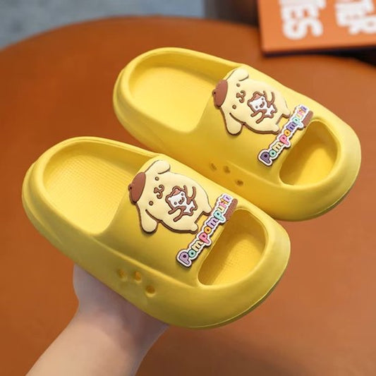 Sanrio - PomPomPurin slippers Maat 32/33 - Geel - My Melody - Hello Kitty - Cinnamoroll - Pochacco - Kuromi - kawaii