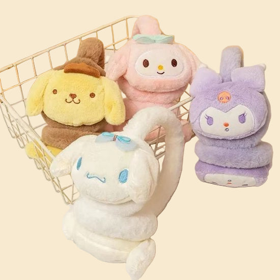 Sanrio - Cinnamoroll oorwarmers - wit - schattig - Kuromi - Hello Kitty - My Melody - PomPomPurin - Pochacco - kawaii