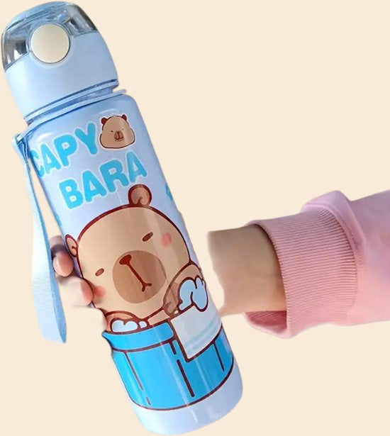 Capybara Waterfles 700ml - Blauw
