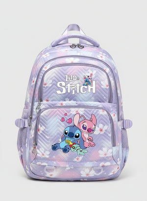 Stitch Rugtas paars 44cm