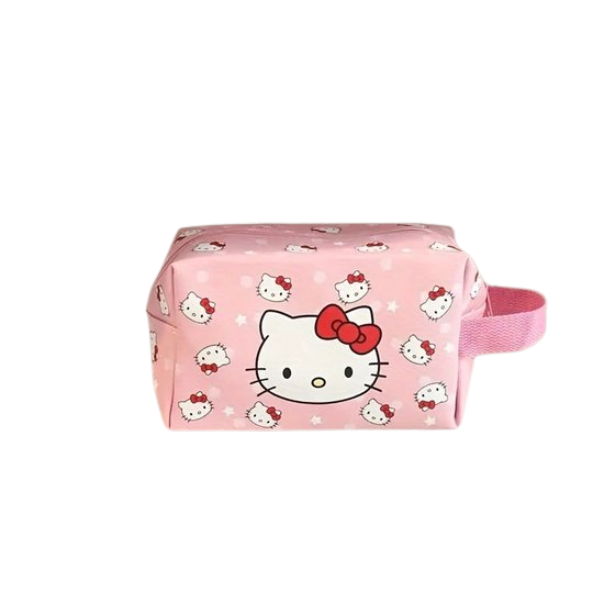 Hello Kitty PU Lederen Opbergtas - make-up tas - etui