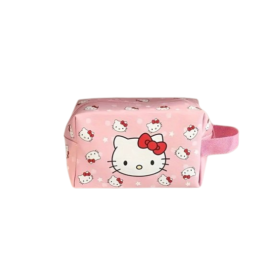 Hello Kitty PU Lederen Opbergtas - make-up tas - etui
