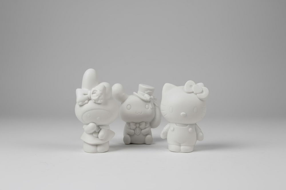 Klein Sanrio spaarpot beschilderen - uitdeelcadeau - DIY