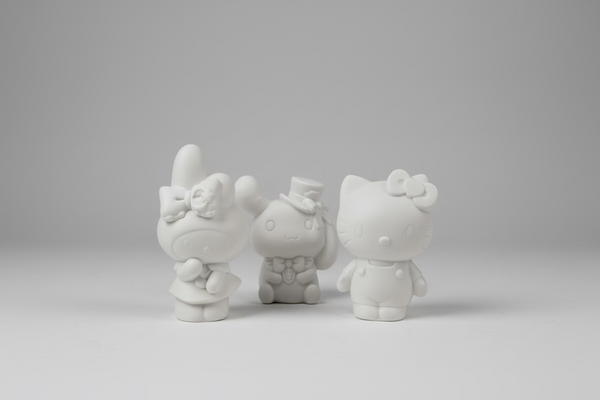 Klein Sanrio spaarpot beschilderen - uitdeelcadeau - DIY