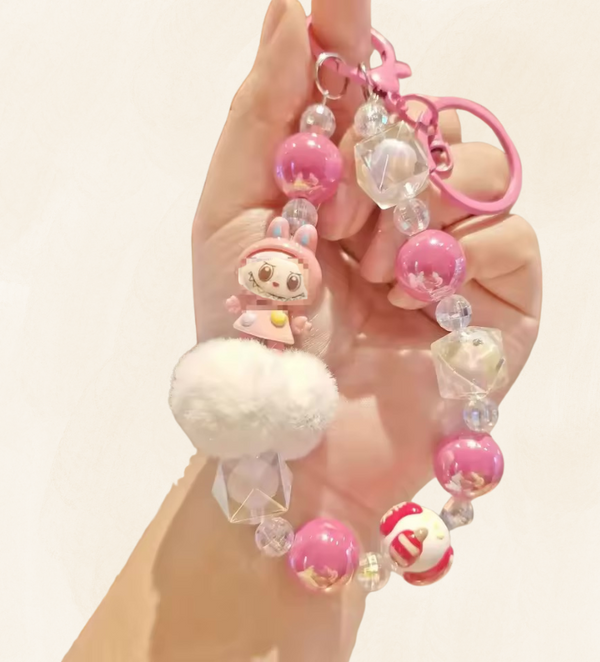 Labubu Kralen Steutelhanger - Roze