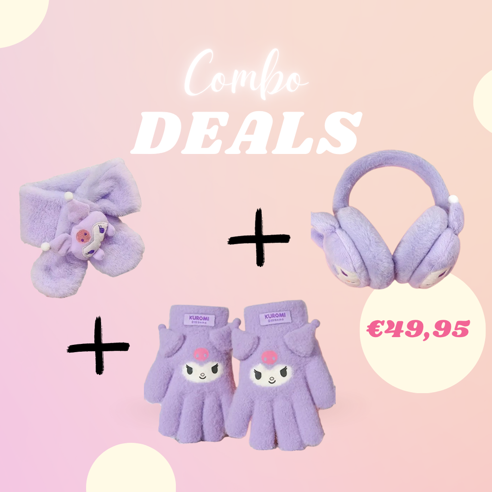 Combodeal Kuromi winteraccesoires