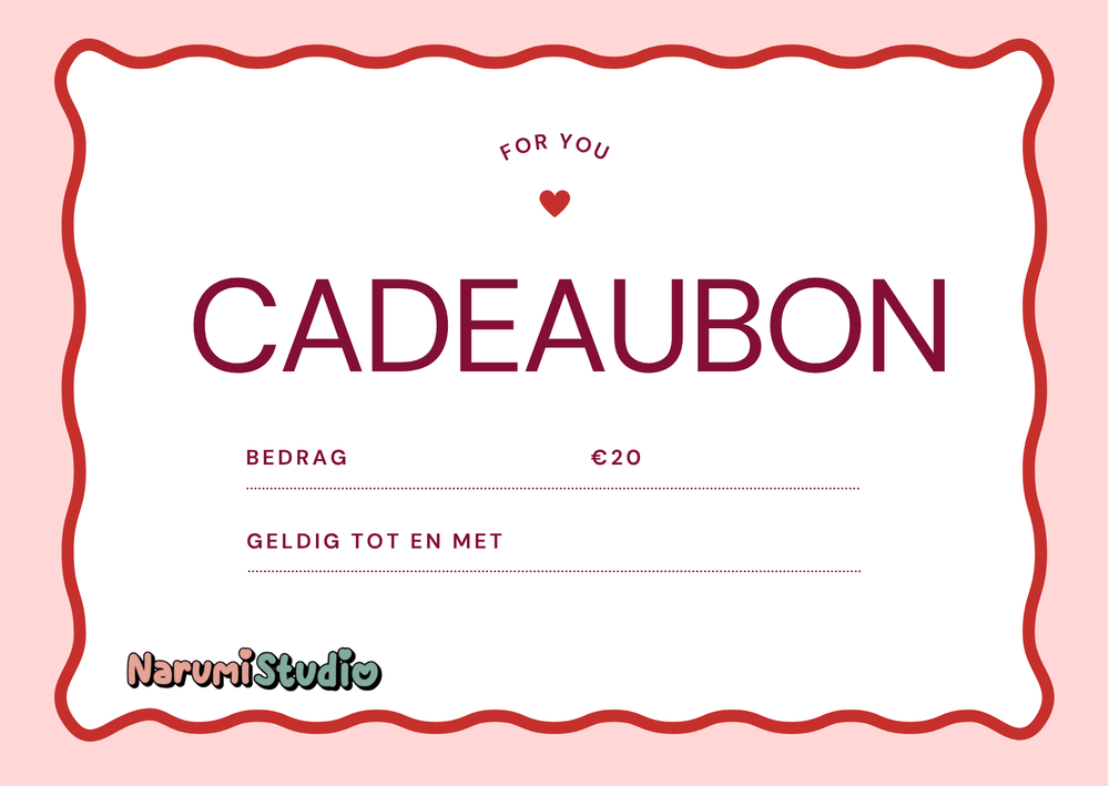Digitale cadeaubon €20