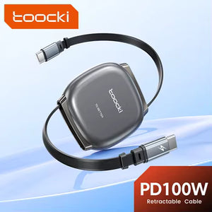Toockie - 1 Meter - Oprolbare USB-C naar USB-C