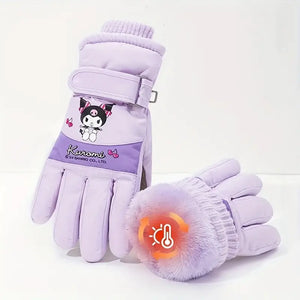 Kuromi - Winter handschoenen - skihandschoenen - 5-12 jaar
