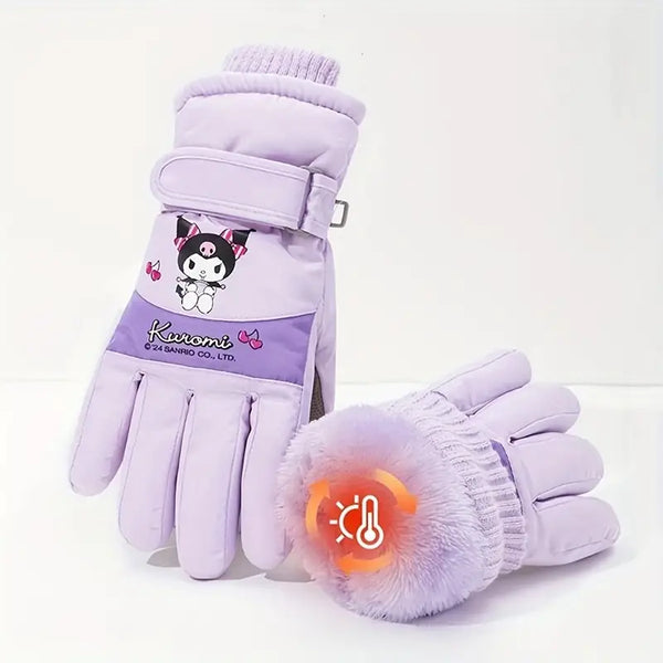 Kuromi - Winter handschoenen - skihandschoenen - 5-12 jaar