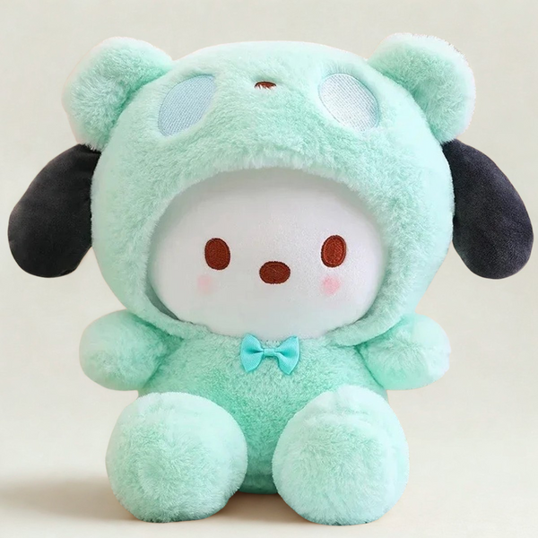 Pochacco knuffel groen berenpak