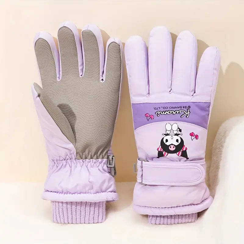 Kuromi - Winter handschoenen - skihandschoenen - 5-12 jaar