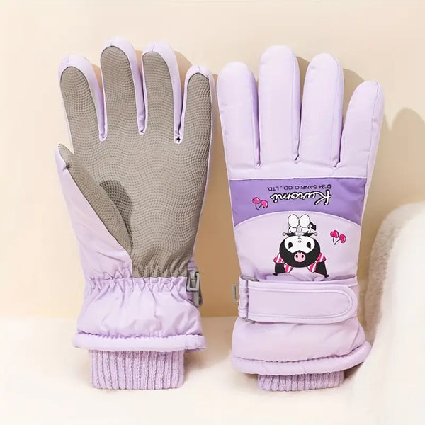 Kuromi - Winter handschoenen - skihandschoenen - 5-12 jaar