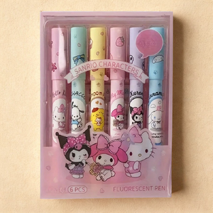 Sanrio & Friends markeerstiften | 6st.