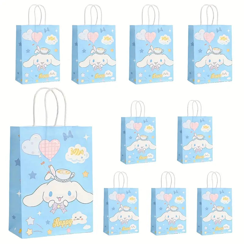Cinnamoroll verjaardagsversiering - tratktatiezakjes 10 stuks